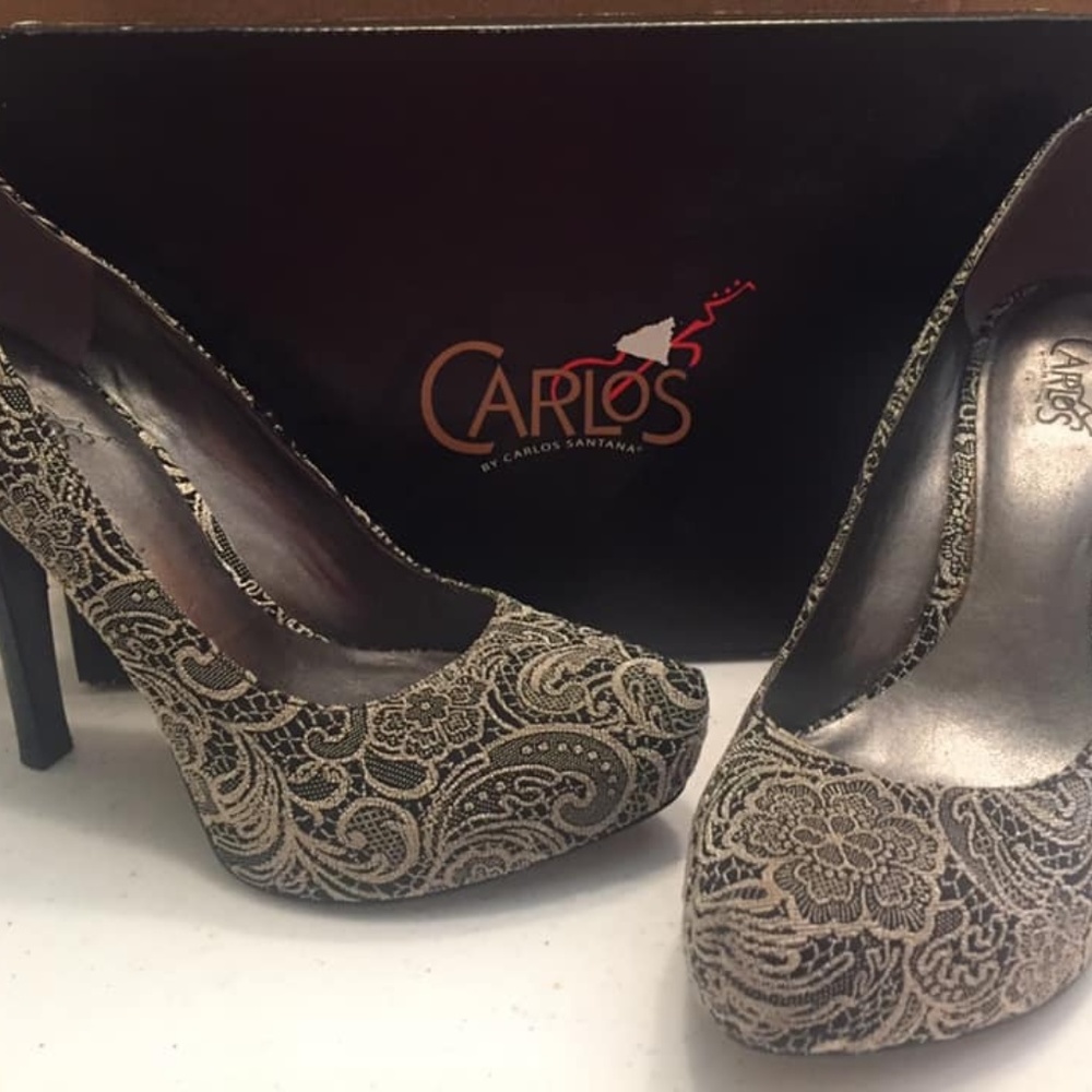 Lace Heels size 7.5